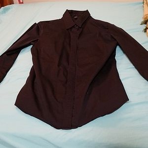 Black long sleeve button down